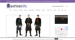 Desktop Screenshot of exhirekilts.com